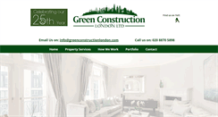 Desktop Screenshot of greenconstructionlondon.com